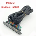 Удлиненный кабель Jamma с 28 контактами, 10 шт., 160 см, жгут проводов Jamma с ЖК-дисплеем, для боевых автоматов, 2 игроков, боевых действийаркадных досок
