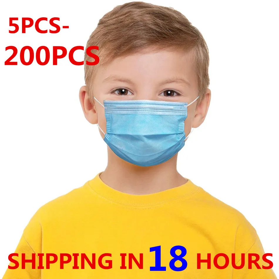 5 200 шт. одноразовые нетканые маски 3Ply фильтр Маска для губ маска лица против пыли