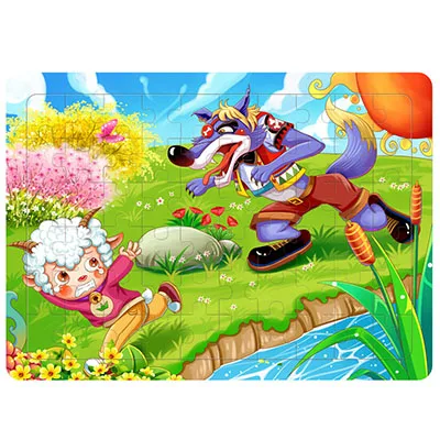 015 24/40/60/80 шт. детские деревянные головоломки детей младшего дошкольного возраста, интеллект Air force 2-3-4-5 лет для мальчиков и девочек головоломки игрушки для детей - Цвет: 015