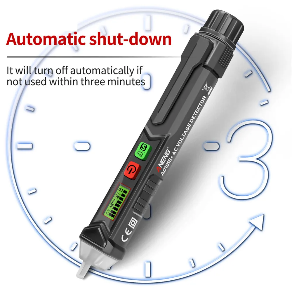 ЖК дисплей жидкокристаллический Бесконтактный Тесты карандаш AC Напряжение
