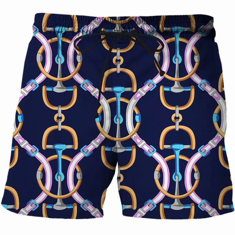 

Mode süße Gürtelmuster 3D-Druck Herren Sommer schnell trocknende Strandhose lässige Sportshorts Kleidung für Männer und Frauen