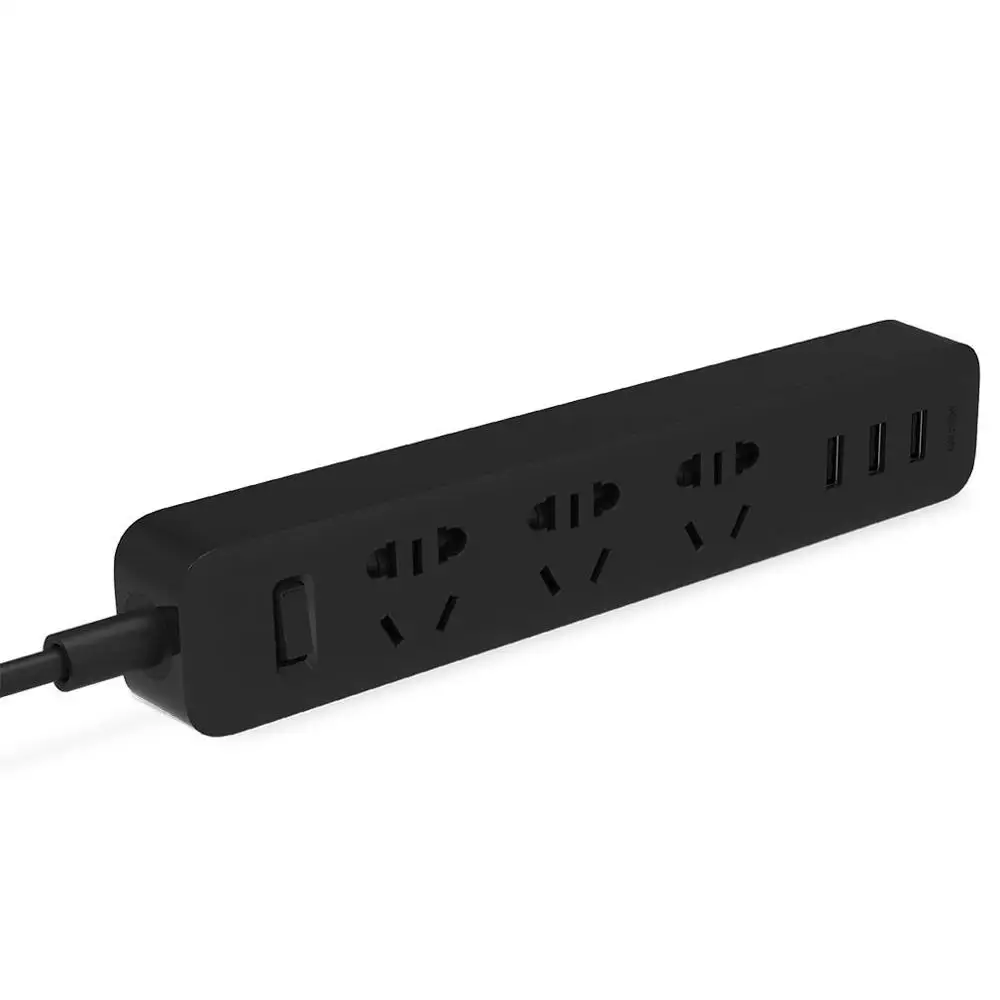Xiaomi 3 порта USB 2A Быстрая зарядка Sokect зарядное устройство интеллектуальная розетка защита от перегрузки удлинитель