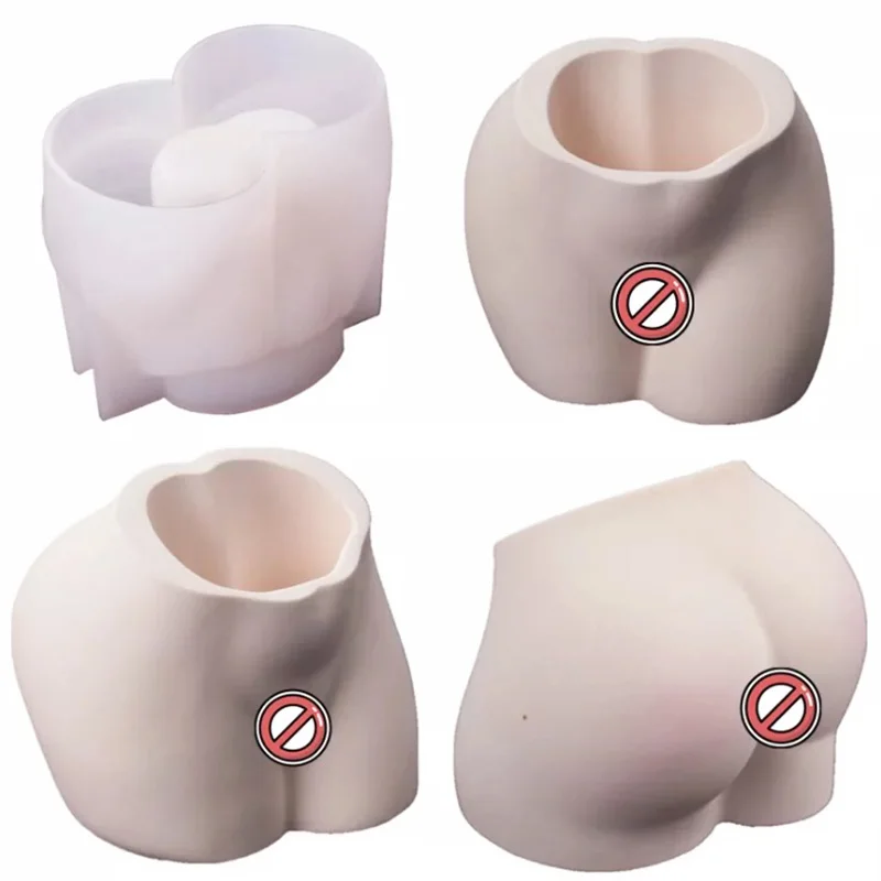 Художественная форма для вазы бетонная украшения дома силиконовая тела цемента