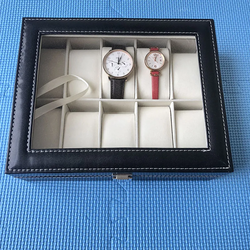 Высококачественный кожаный чехол для часов органайзер браслета домашний