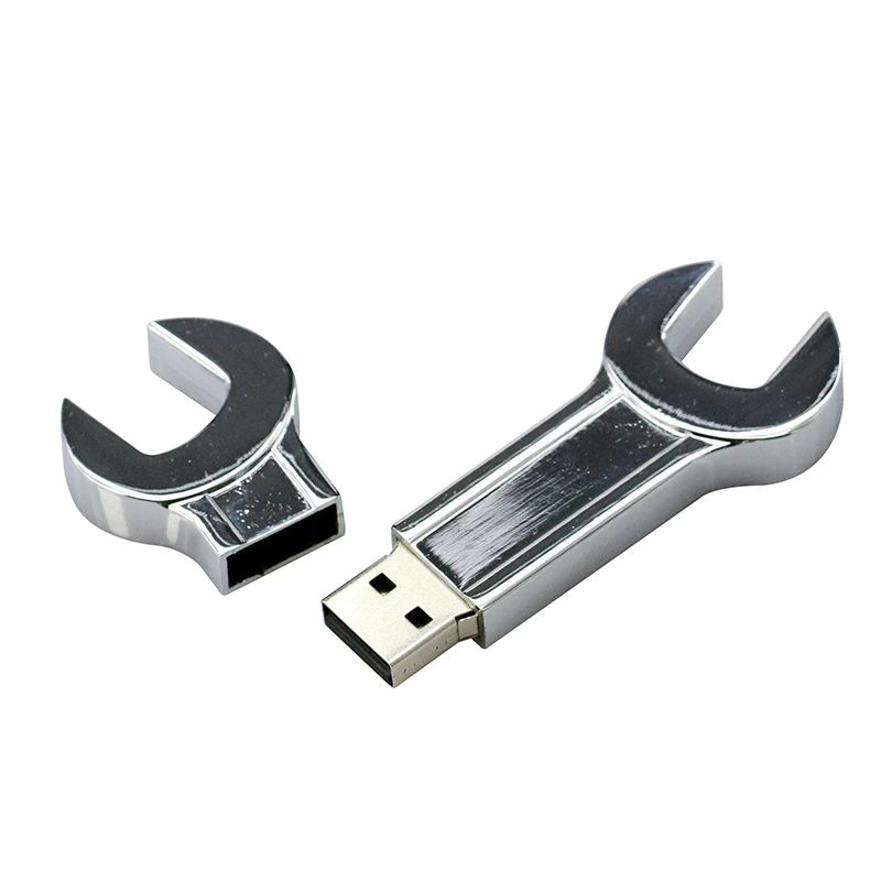 Металлический разводной гаечный ключ Pendrive Флэш накопители USB 128 ГБ Флеш