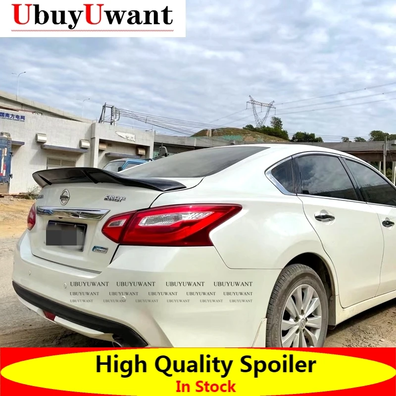 

UbuyUwant, подходит для Altima Teana 2015-2018, ФАП/углеродное волокно, внешний задний спойлер, задний спойлер, украшение для багажника, автомобильный Стай...