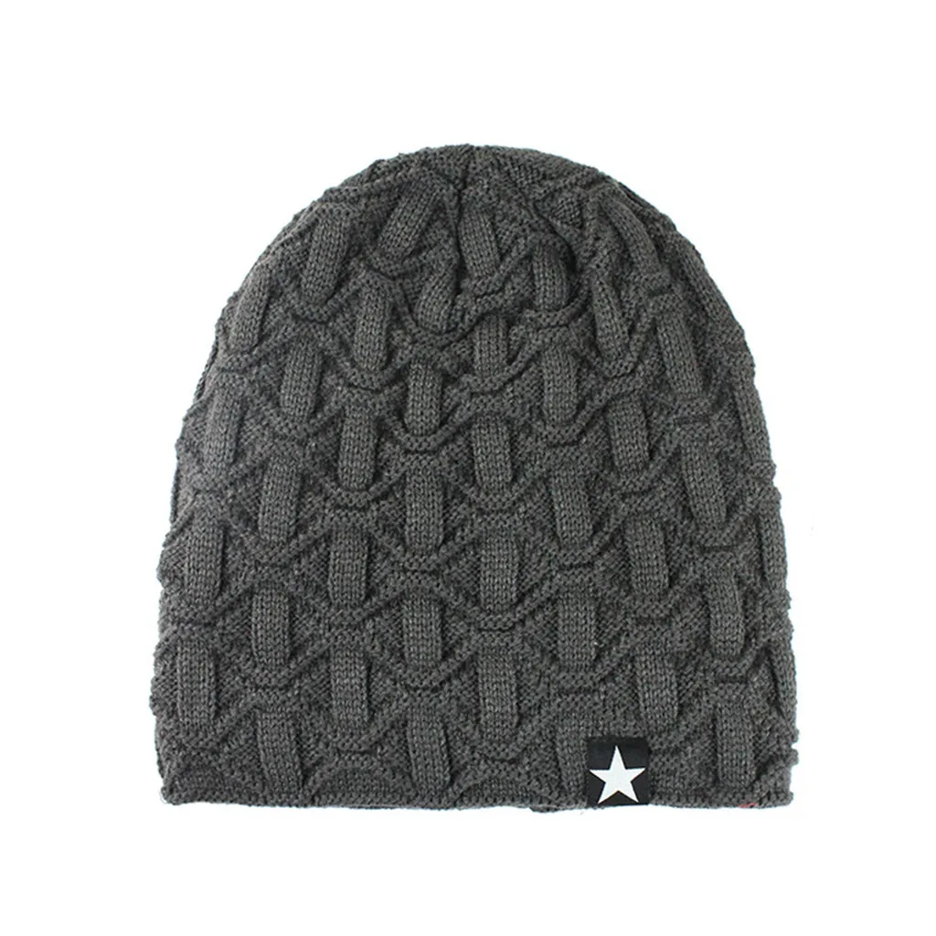 Men Women Baggy beanie Winter Trendy Warm Oversized Chunky Stretchy Slouchy Skully Hat gorros hombre invierno sombreros | Аксессуары для