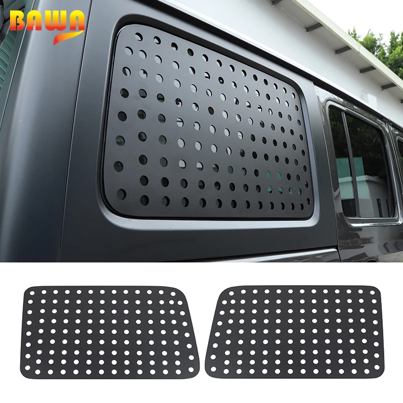 Задняя треугольная стеклянная декоративная крышка BAWA из алюминиевого сплава для