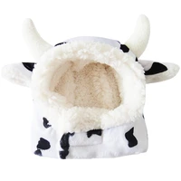 cute cow design pet dog cat hat free shipping small puppy supplies