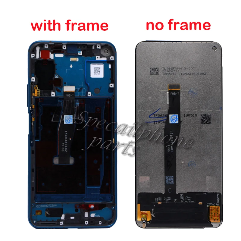 For Huawei honor 20 LCD Display Touch Screen YAL-L21 With frame Digitizer Assembly Replacement Repair Part for Honor pro | Мобильные