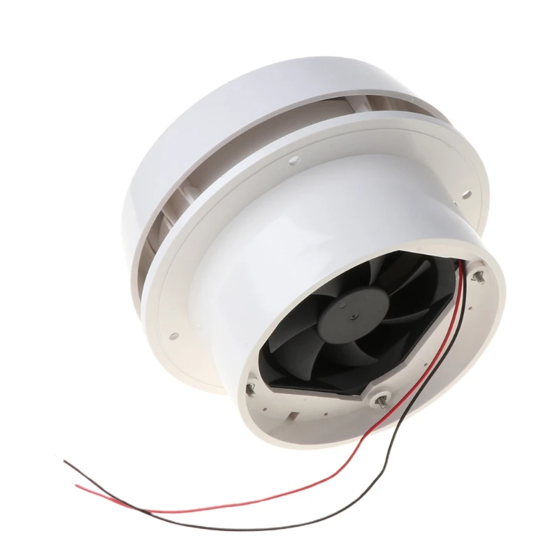 

Trailer roof Air Ventilation Round vent for RV Caravan mini Vent fan with low noise and strong wind 12V