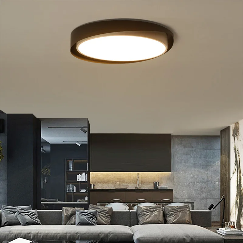 Современные светодиодный Потолочные светильники для гостиной спальни кабинета