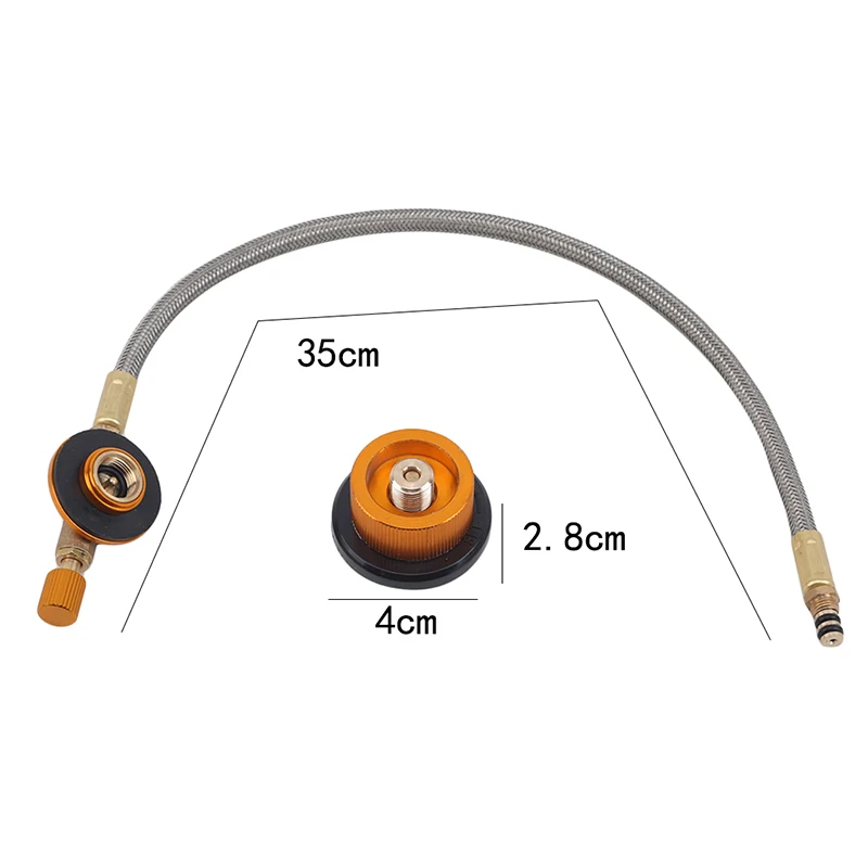 Открытый газовая плита Кемпинг пропан пополнения адаптер для горелки LPG плоская