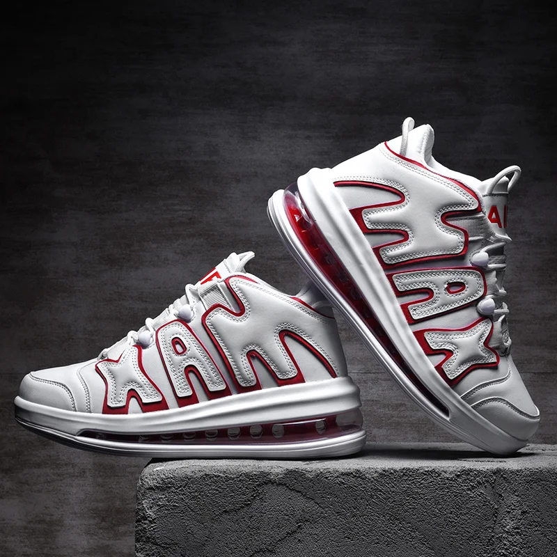 

Spring New Air Cushion Sneakers Men Shoes Casual High Top Sneakers Zapatos De Hombre Men Breathable Walking Shoes Sneakers Men