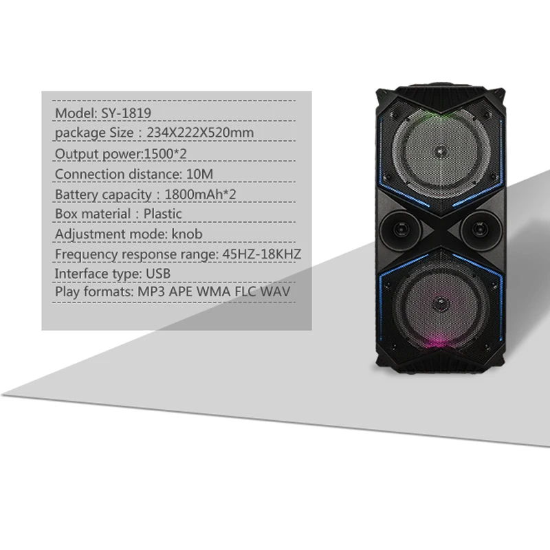 Bluetooth колонка с сабвуфером FM радио TF радио|Портативные колонки| |