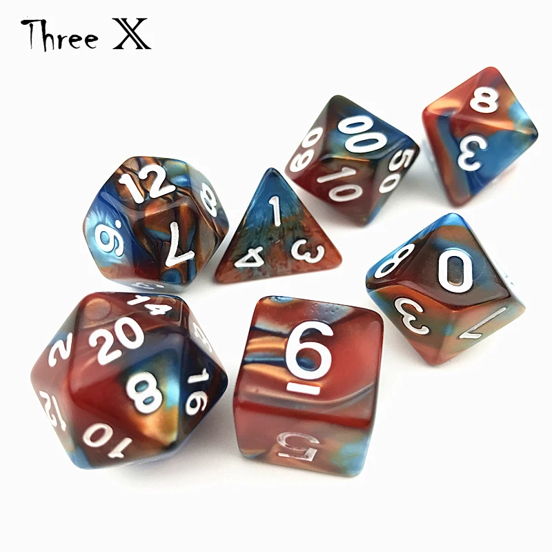 Высокое качество горячая Распродажа многогранные ролевые игры для кубической DND