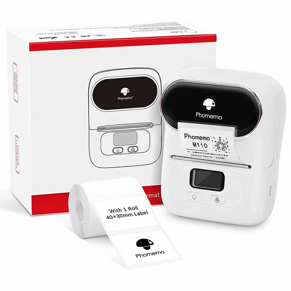 

M110 thermal label printer, micro industrial label machine