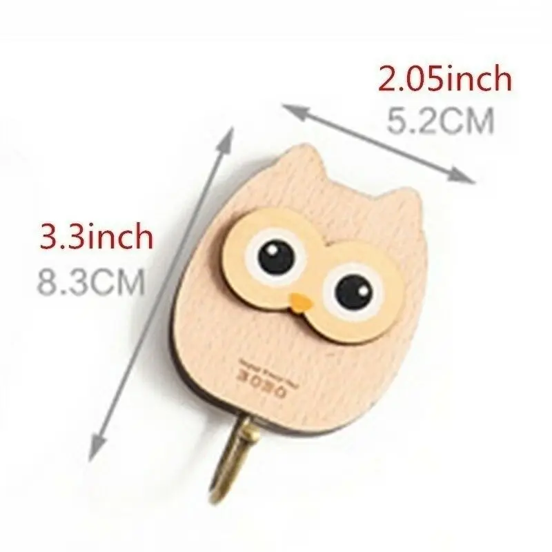 Креативная деревянная клейкая липкая палочка на крючки для кухни и ванной