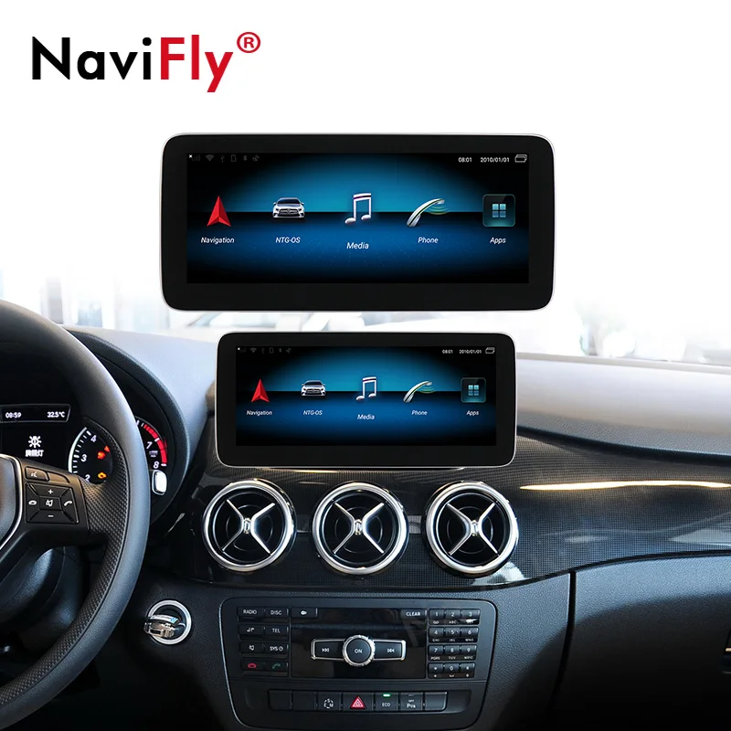NaviFly 10 25 &quotAndroid 9 0 8 ядерный Автомобильный мультимедийный плеер для Mercedes Benz B Class W245