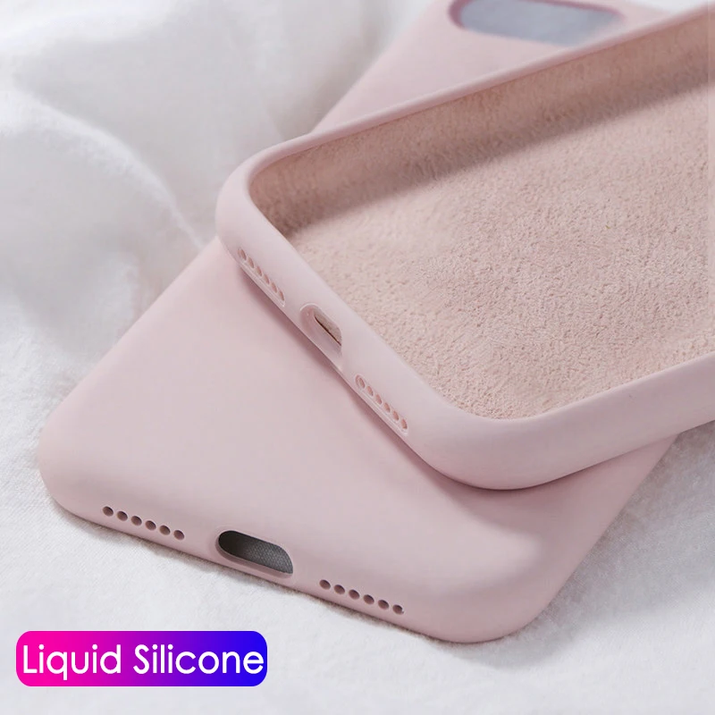 

Luxury Original Liquid Silicone Case for IPhone 12 Mini 11 Pro Max 7 8 6 6S Plus SE X XS MAX XR 11 Case Shockproof Back Cover