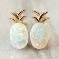 european and american fashion pineapple aobao earrings jewelry