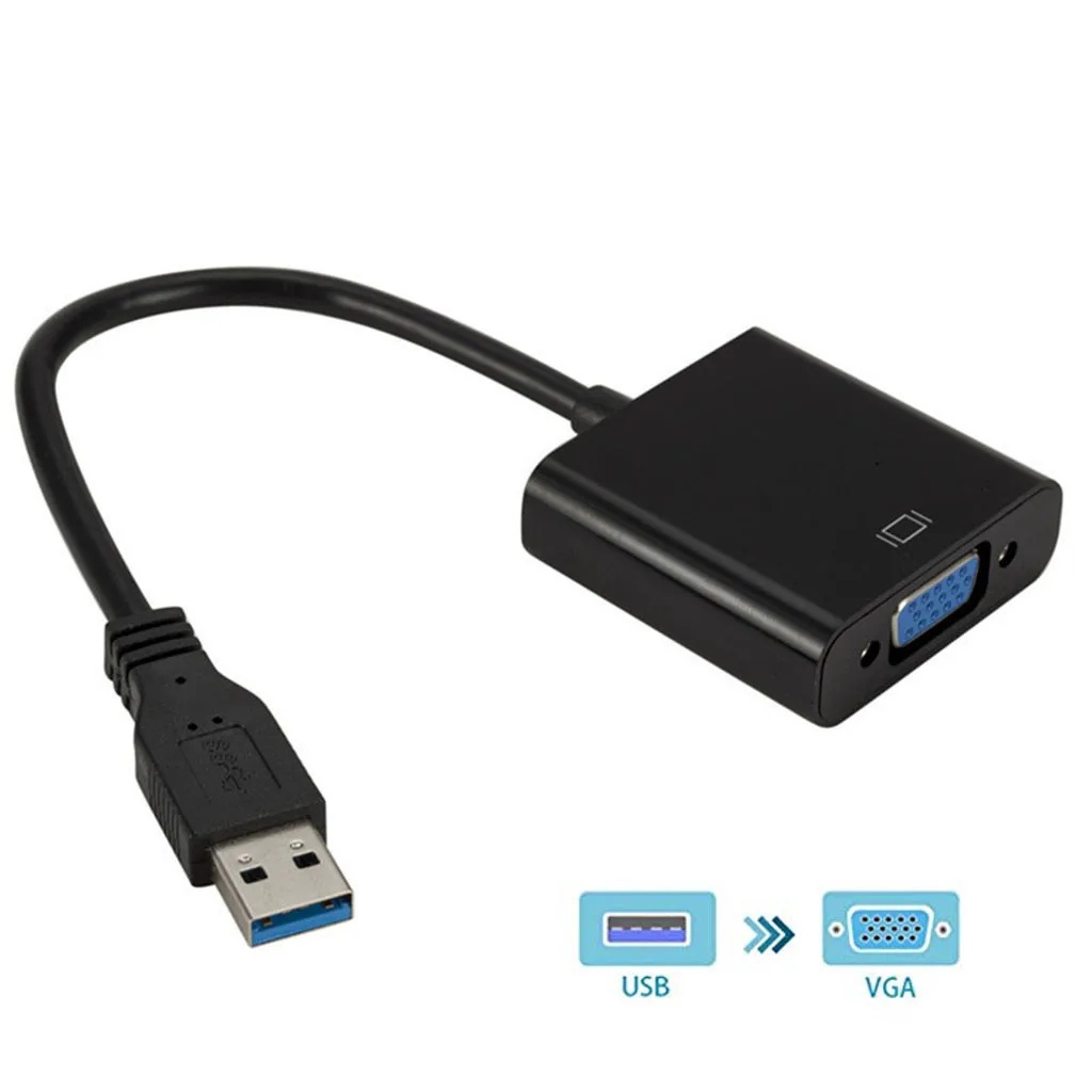Адаптер Ouhaobin с USB 3 0 на VGA ультра мультидисплейный видеоконвертер HD адаптер для