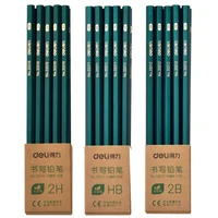10pcsbox of sketching charcoal 2bhb2h pencil environmental protection continuous core examination essential art supplies