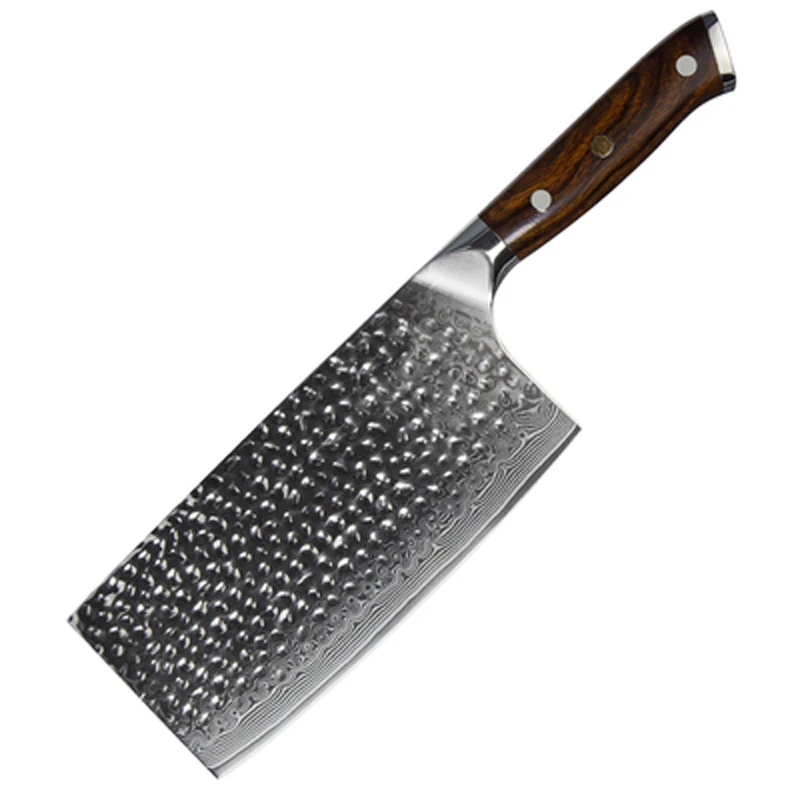 

Damascus steel kitchen knife pattern steel kitchen knife high hardness and sharp Chinese kitchen knife