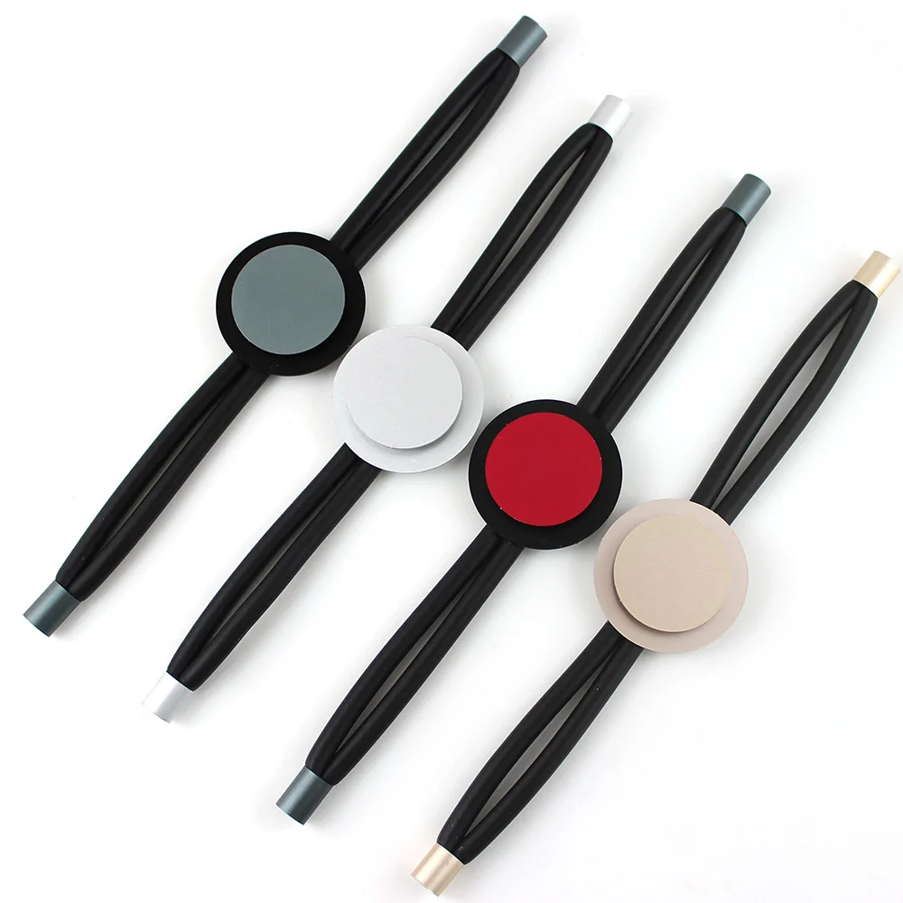 Женские круглые браслеты ручной работы браслет из алюминия с резиновой вставкой