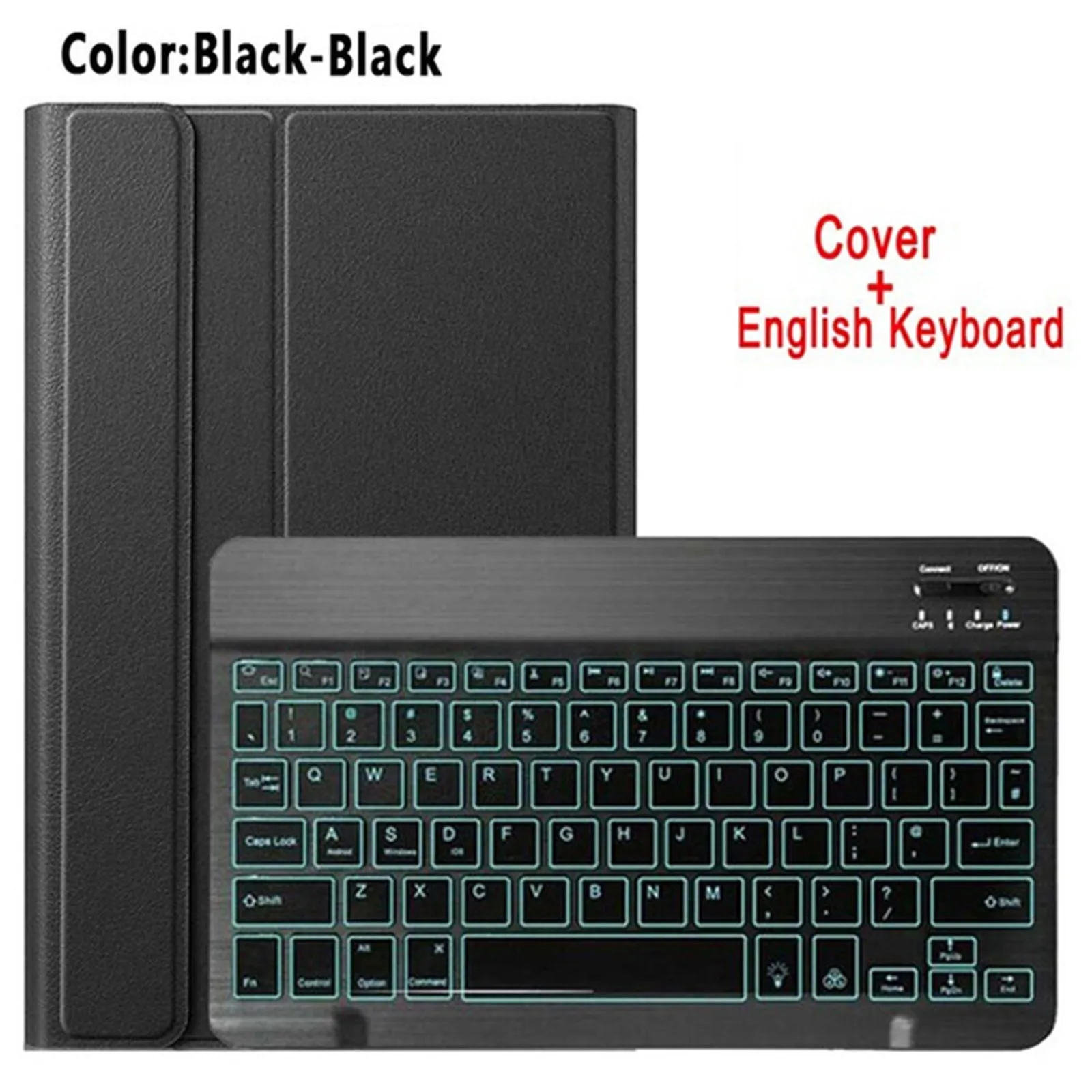 

Bluetooth Backlit Keyboard Case for Samsung Galaxy Tab S7 Plus 12.4" 2020 (SM-T970/T975/T976) Bluetooth Detachabe Keyboard A30