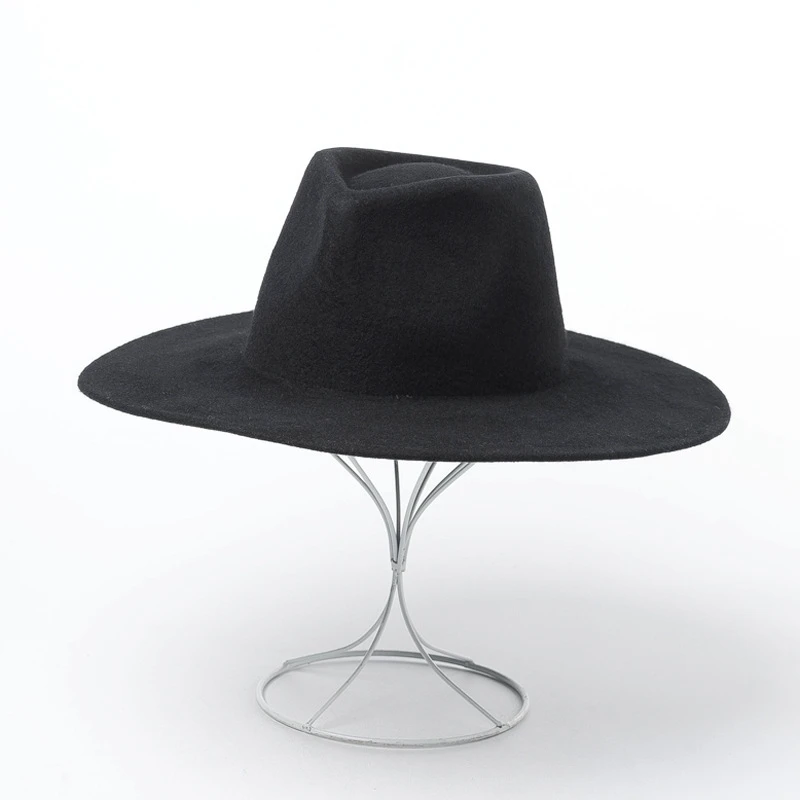 fedoras Autumn winter wool cap retro hats jazz hats for men and women of camel gentleman of England panama cap Europe