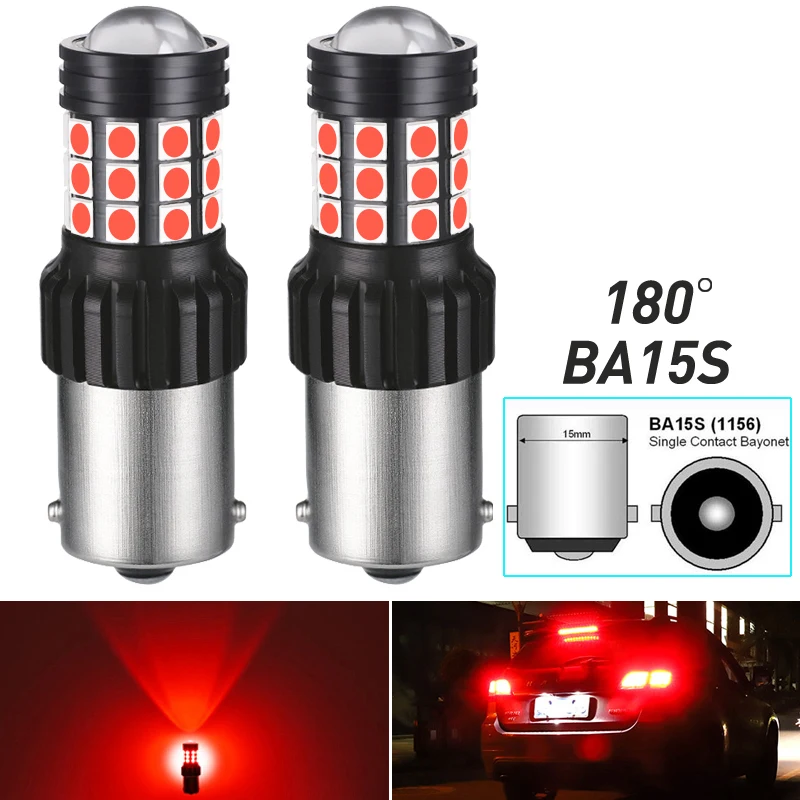 

2 шт., светодиодсветодиодный лампы 1156 BA15S P21W BAU15S PY21W T20 7440 W21W P21/5W 1157 BAY15D для указателей поворота, 12 В VW