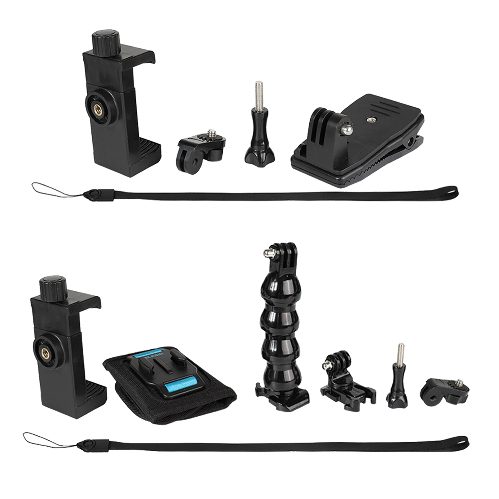 

Backpack Shoulder Strap Mount Holder Phone Clamp for Mobile Phones Max 7"