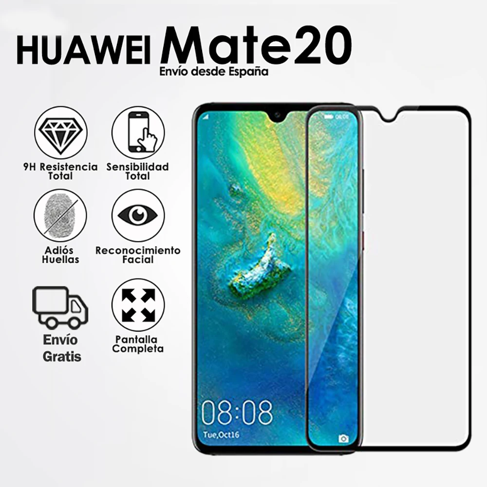 

Защитное стекло для Huawei Mate 20, защита экрана 9H HD, 2 шт.
