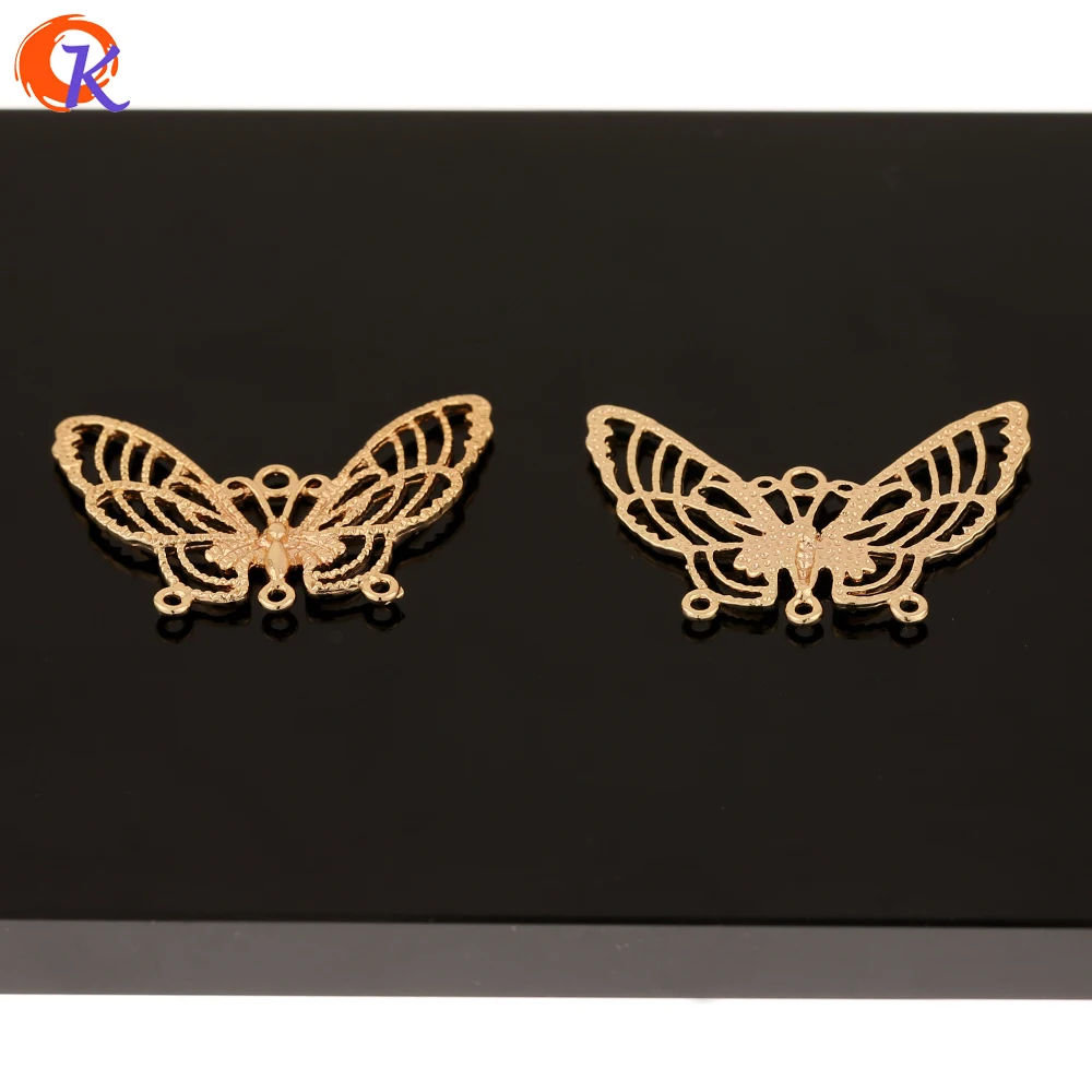 

Cordial Design 20Pcs 20*31MM Jewelry Accessories/Hand Made/DIY Connectors/Genuine Gold Plating/Butterfly Shape/Earring Findings