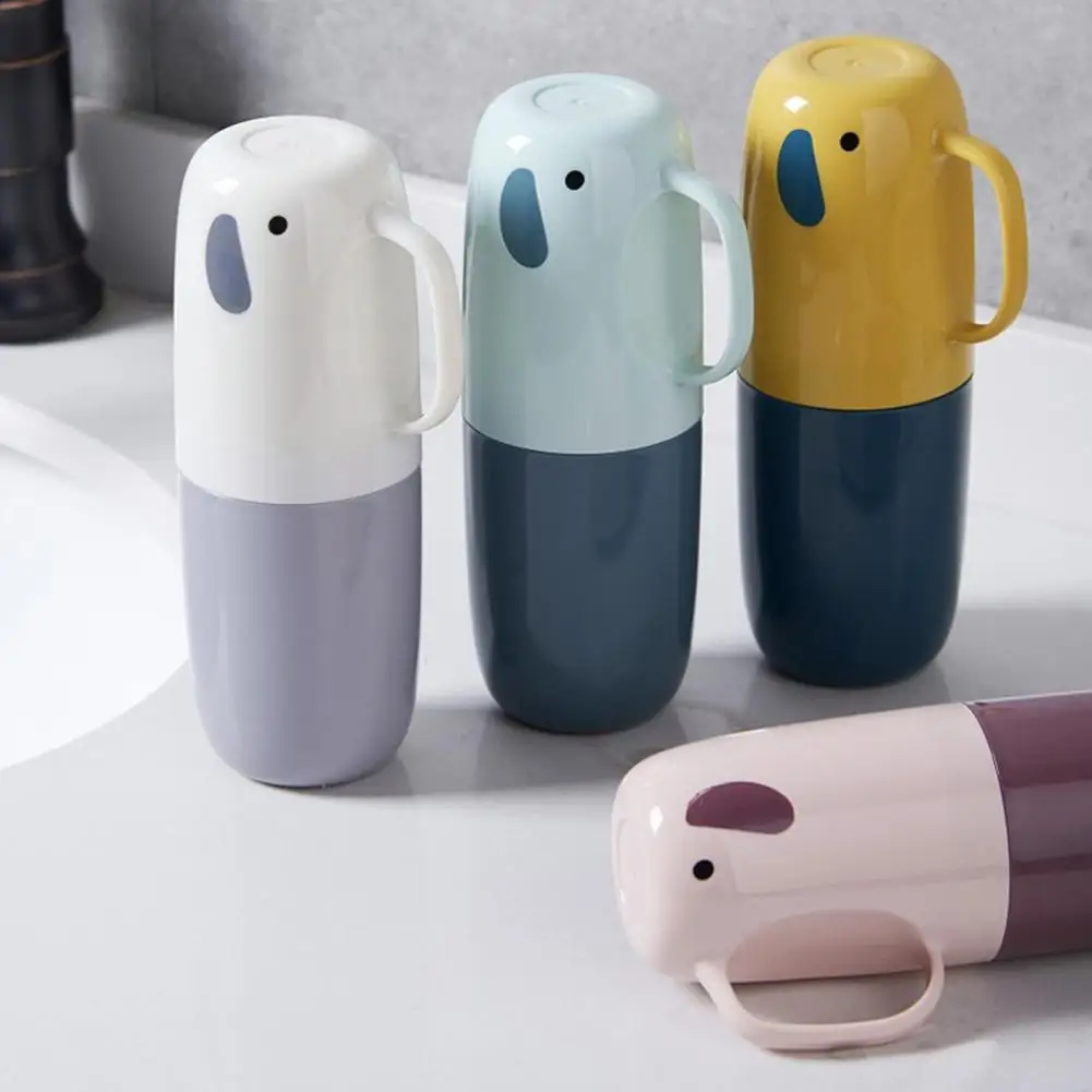 4 Colors Practical Toothpaste Toothbrush Storage Case Bathroom Gadget Lightweight Cup Eco-friendly for Travel | Дом и сад
