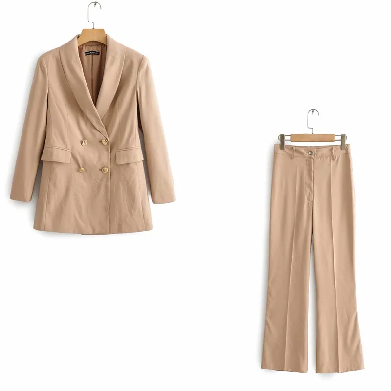 2019 осенний Блейзер Женский Повседневный однотонный костюм женская одежда