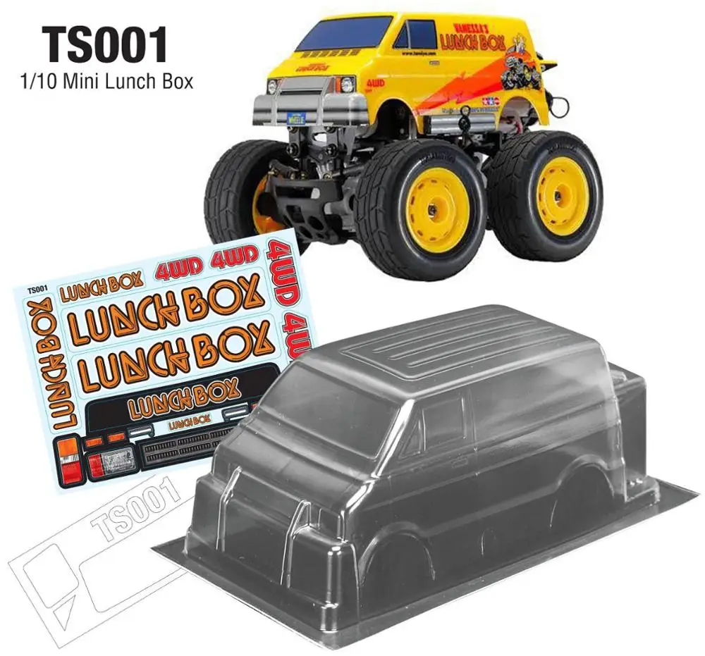 Набор прозрачных боди для Tamiya Star Unit Comical Wheelie RC Lunch Box Mini SW 01 Kit|Детали и аксессуары| |