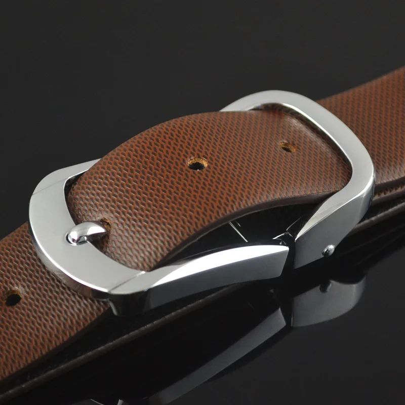 

New style belt gentleman art men's Japanese buckle diamond pattern