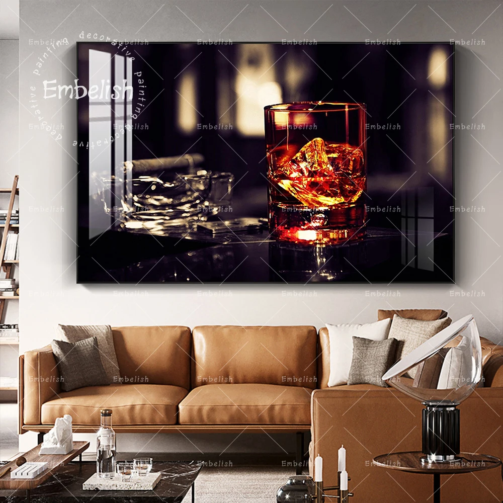 

Embelish Wine Glass Dinning Kitchen Room Decor Posters HD Print Canvas Paintings Modern Home Decor Fashion Wall Art Pictures