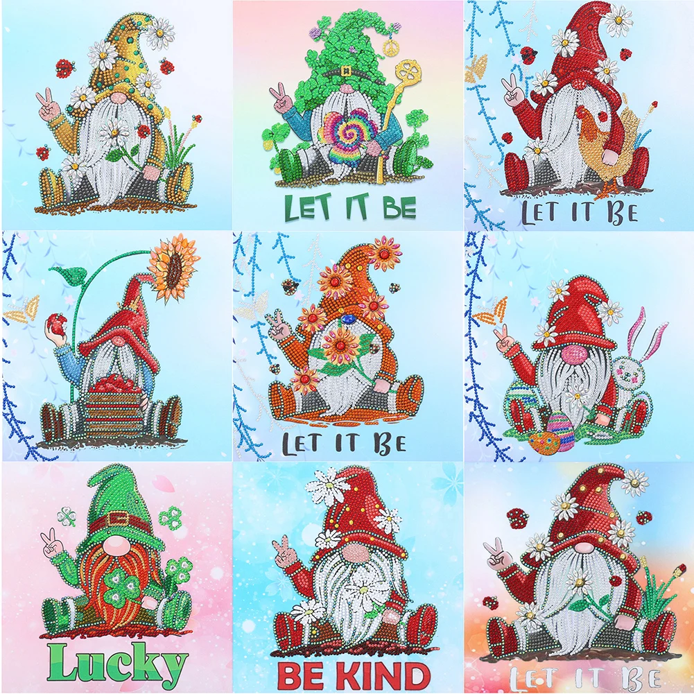 

30*30cm Partial Special Shape Drill 5D Diamond Painting Goblin Animation Series Special Shaped Diamond Embroidery Art Home Decor