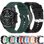 Ремешок силиконовый для TicWatch Pro  Pro 3 E2, быстросъемный браслет для наручных часов, 22 мм