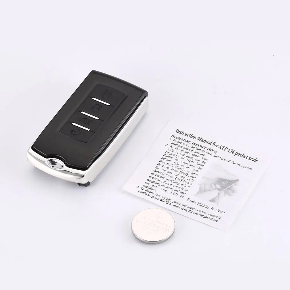 

DH-CL20 Mini LCD Electronic Digital Pocket Scale Car Key Shape Jewelry Weighting Scale Gram Balance Weight Scale