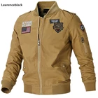 Мужская куртка-бомбер, куртка пилота, зимние парки, армейская Военная мотоциклетная куртка-карго, верхняя одежда, пилот ВВС, тактические Пальто 4XL 6589