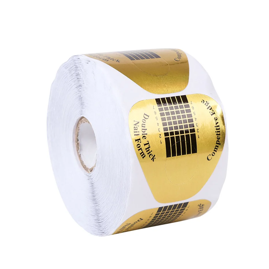 50 шт. направляющая форма для наращивания ногтей французского акрилового УФ геля