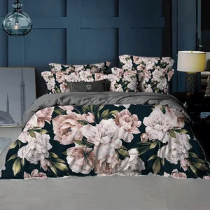 blossom peonies duvet cover 220x240 home textiles 3d bedding sets 23pcs flower printed quilt covers set bedroom comforter cover free global shipping