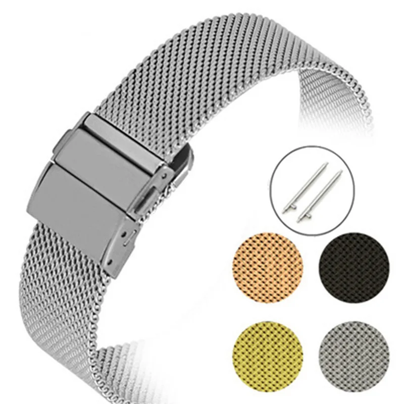 

Milanese Watchband For Apple Watch 40mm 42mm Stainless Steel Replacement Bracelet Band Strap For iwatch Fine Braided Stainless