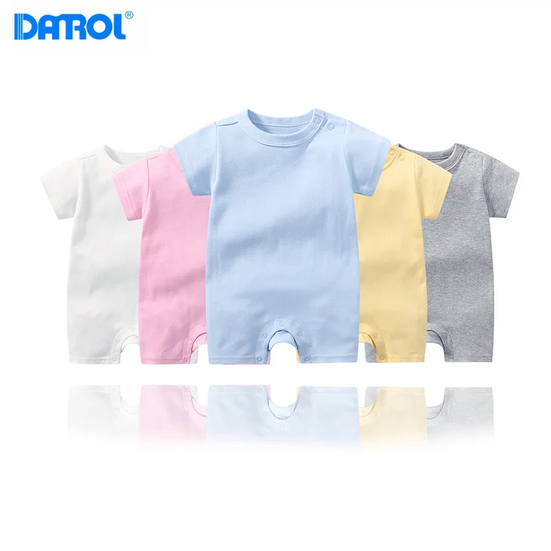 0-24 Months Summer Baby Romper Cotton High Quality Baby Girls Boys Bodysuit Baby Clothing One Piece Jumpsuit