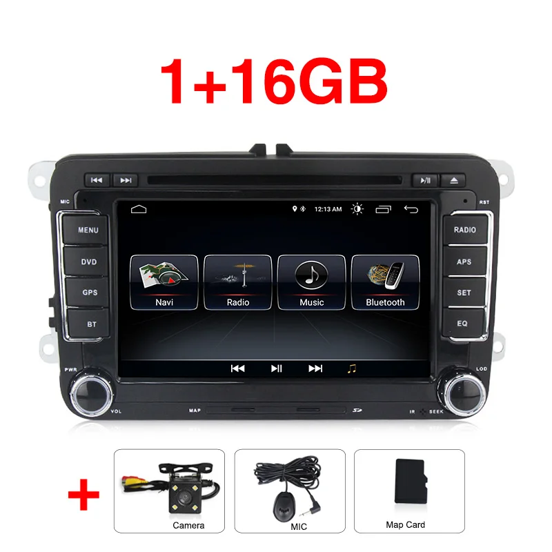Android 8,0 четырехъядерный автомобильный DVD gps Navi для Volkswagen VW Skoda Octavia golf 5 6 touran passat B6 jetta polo tiguan аудио плеер - Цвет: Car dvd camera