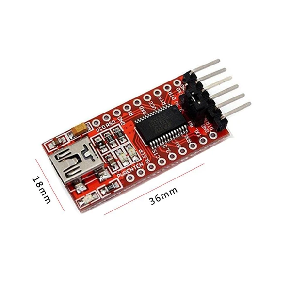 3.3V 5V FT232RL FTDI USB to TTL Serial Converter Adapter Module for Arduino Debugger(4Pcs) | Электроника